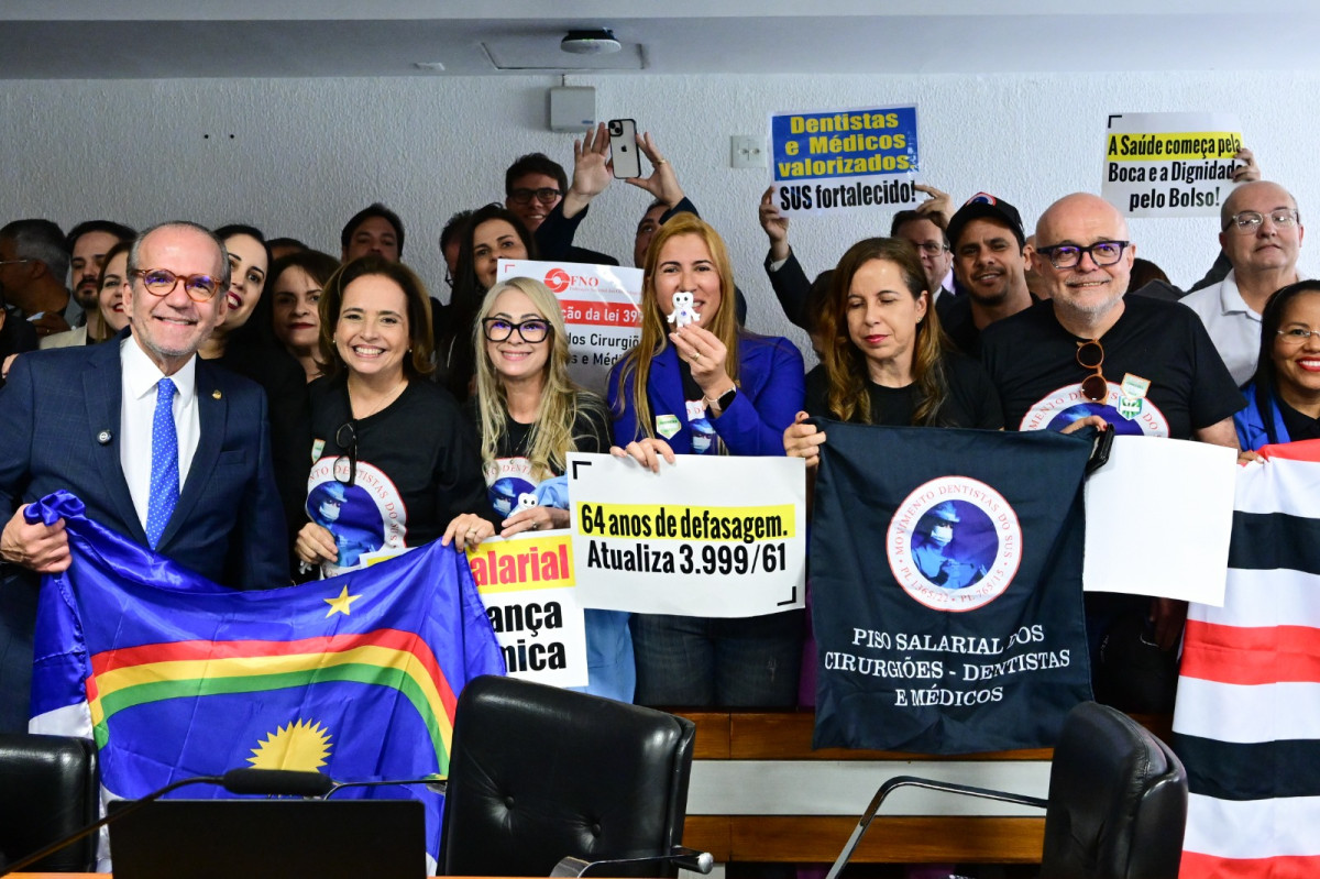 Dueire dá novo passo no Senado para garantir reajuste do piso de médicos e dentistas