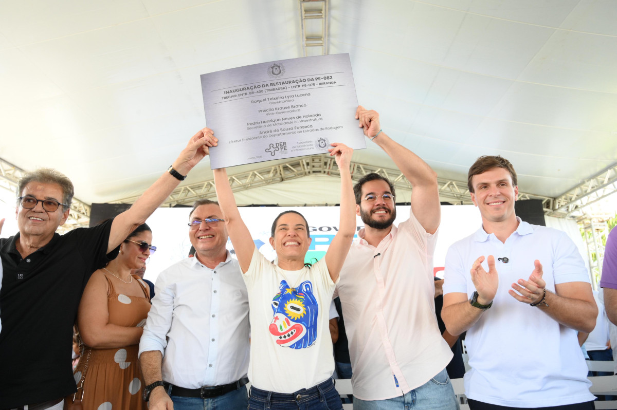 Raquel Lyra e Miguel Coelho acompanham entrega de obras e anunciam novos investimentos em Ferreiros