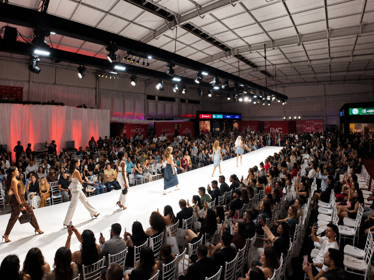 Festival Moda Center estreia com passarela movimentada e grande presença do público