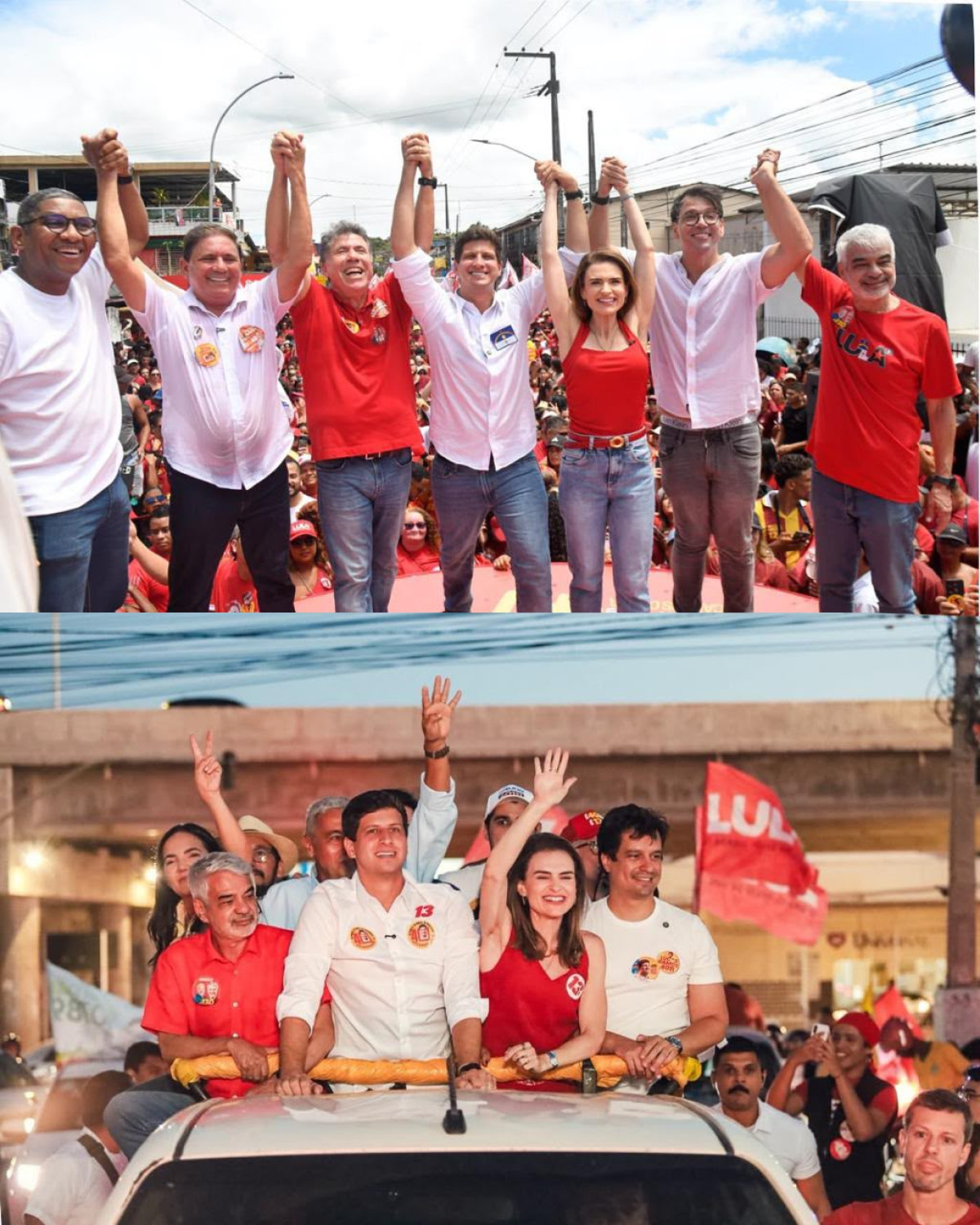 Marília Arraes mostra força política em domingo de agendas do Litoral ao Sertão