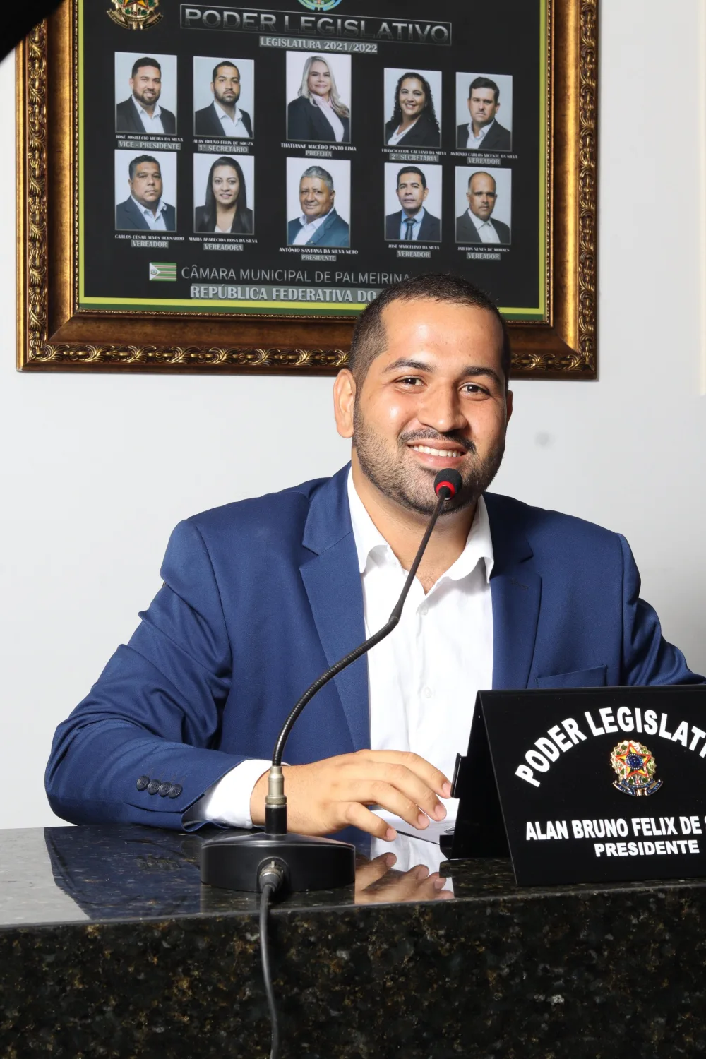 Alan Bruno é reeleito à presidência da Câmara de Palmeirina e fortalece grupo político da prefeita Delegada Thatianne