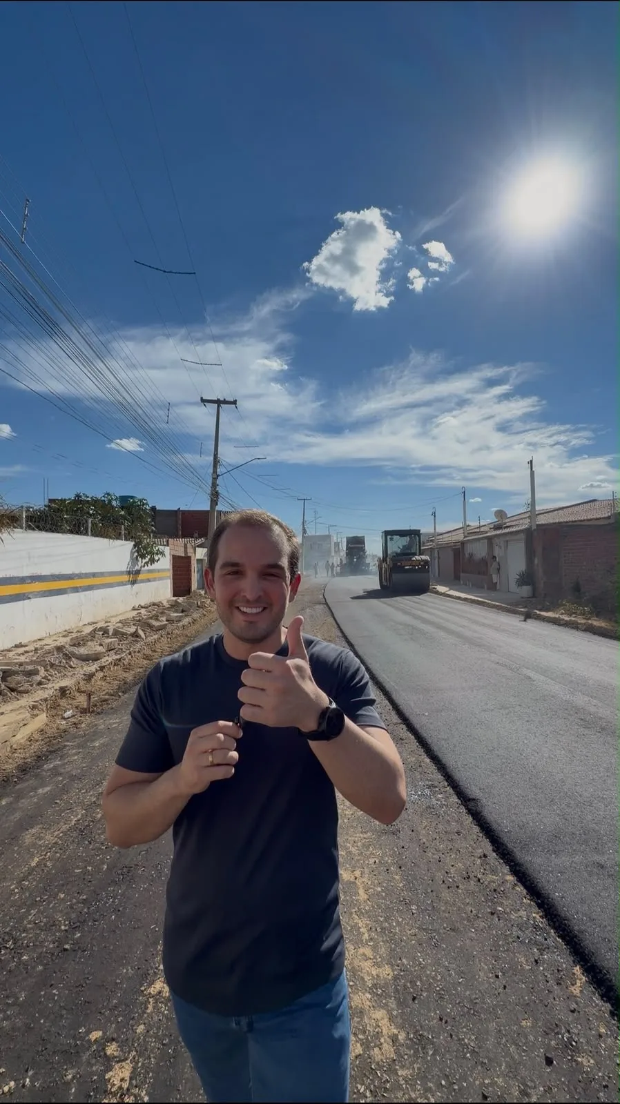Começa pavimentação da Avenida Chico Coelho; prefeito de Ouricuri destaca empenho de Raquel Lyra para tirar obra do papel