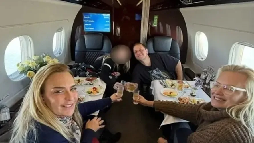 Lulinha aparece em novas fotos com lobista em jatinho de R$100 milhões