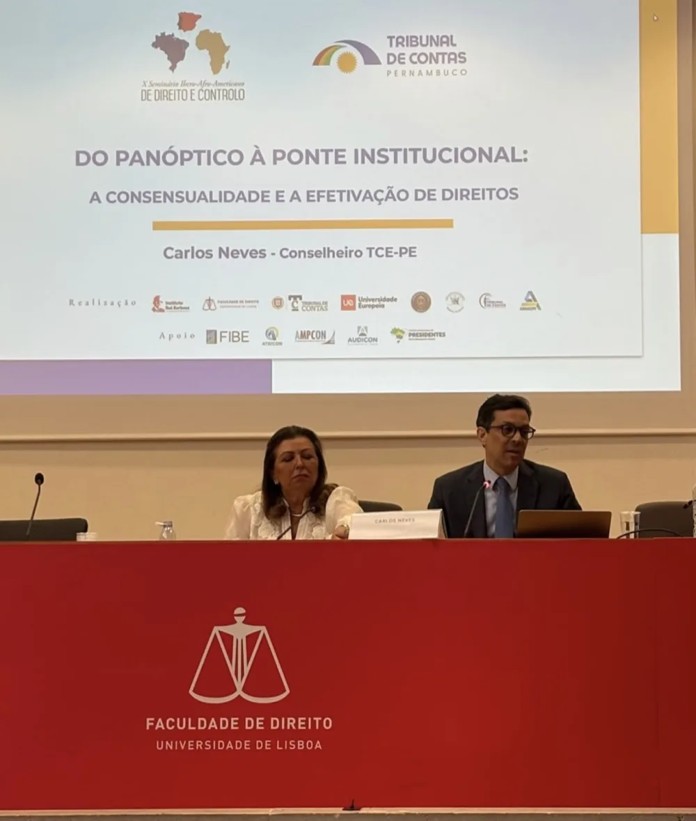 Presidente e conselheiros do TCE participam de Seminário em Portugal