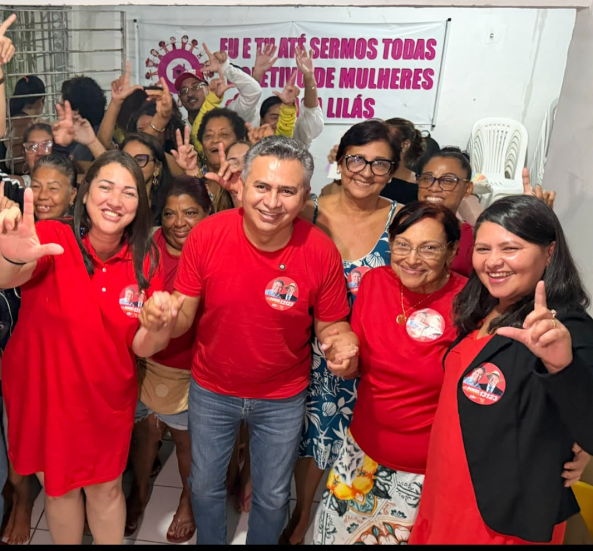 Primeira semana de campanha de Doriel Barros é marcada por mobilização e diálogo com as mulheres