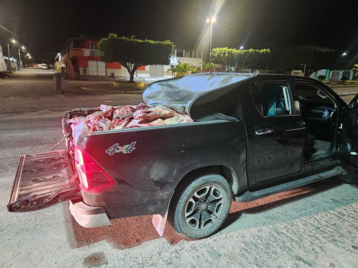 Em Garanhuns, PRF apreende cerca de 800 quilos de carne sem refrigeração