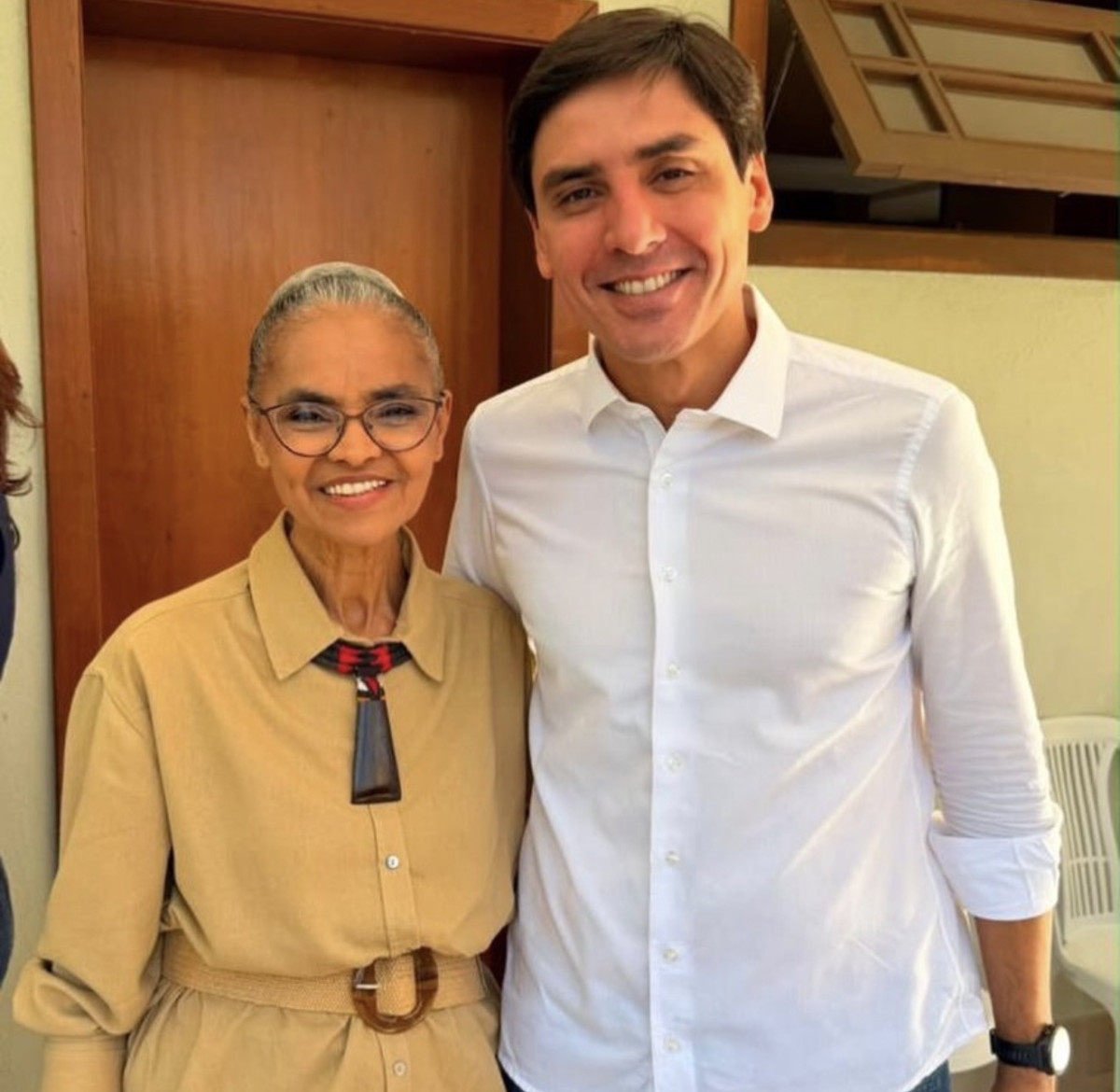 Carlos Costa troca experiências no setor ambiental em agenda com Marina Silva em Brasília