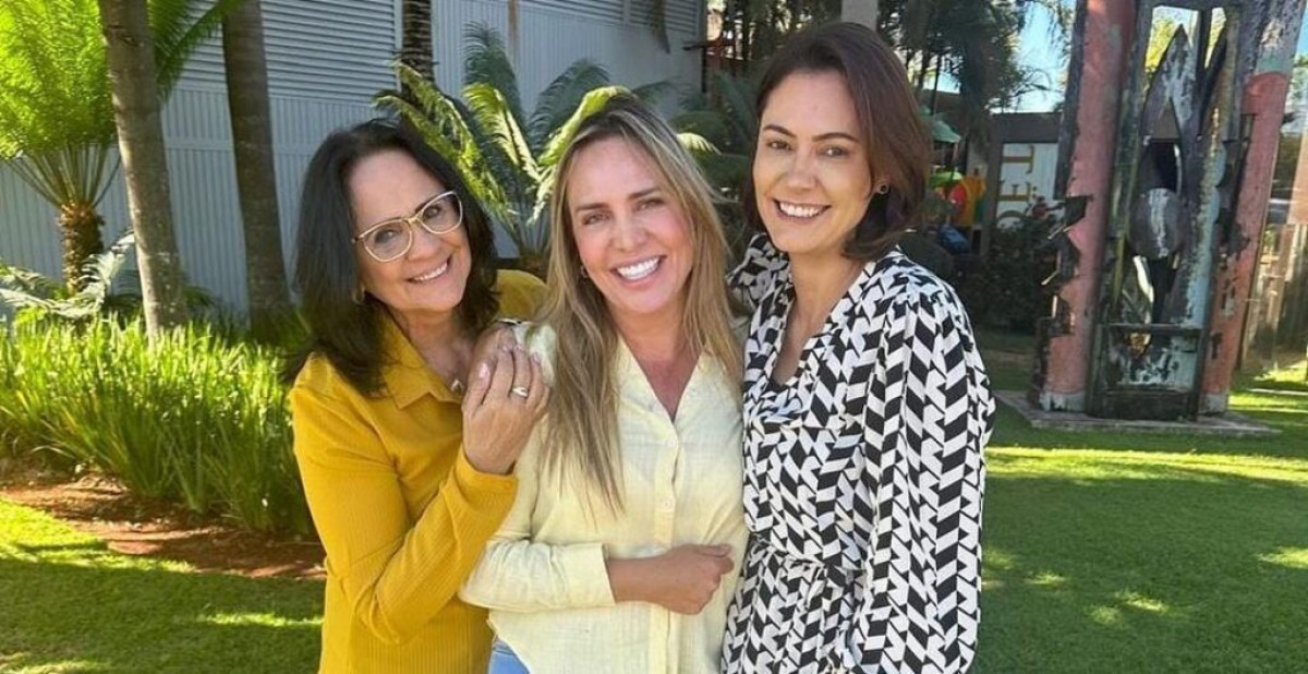 Celina e Damares convencem Michelle a permanecer no PL