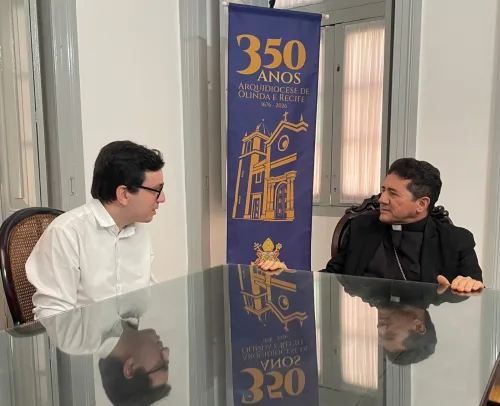 Raffiê defende pautas cristãs em encontro com arcebispo de Olinda e Recife