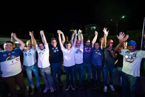 Em grande caminhada com Lula da Fonte em Condado, Eduardo da Fonte consolida liderança na Mata Norte de Pernambuco