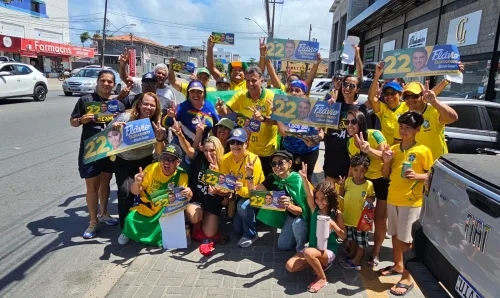 Onda 22 nas ruas! Coronel Meira e Cabo Aênia promovem grande adesivasso em apoio a Flávio Bolsonaro