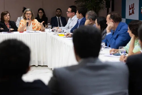 Teresa Leitão participa de reunião com aliados em Brasília e reforça articulação para o segundo turno