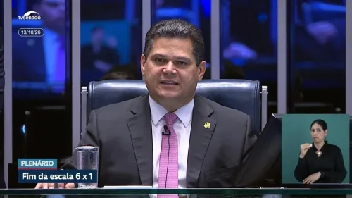 Alcolumbre prevê votação decisiva sobre fim da escala 6x1 nesta quarta