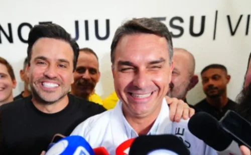Marçal fecha com Flávio e dispara: ‘Hora de aposentar o Lula’
