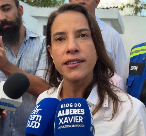 "Meu compromisso é com o povo de Pernambuco", diz Raquel ao reiterar neutralidade na disputa entre Lula e Flávio Bolsonaro