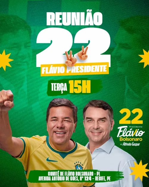 Mendonça Filho reúne lideranças da direita de Pernambuco para alinhar campanha de Flávio Bolsonaro