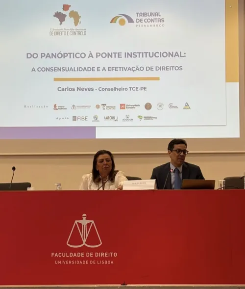 Presidente e conselheiros do TCE participam de Seminário em Portugal