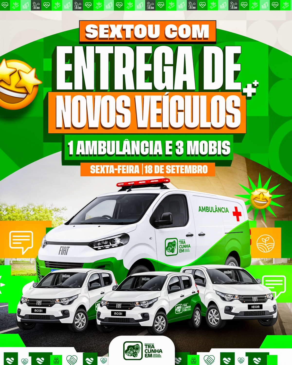 Irmão Aluízio anuncia entrega de quatro novos veículos e destaca parceria com Raquel Lyra, Marcelo Gouveia e Henrique Filho