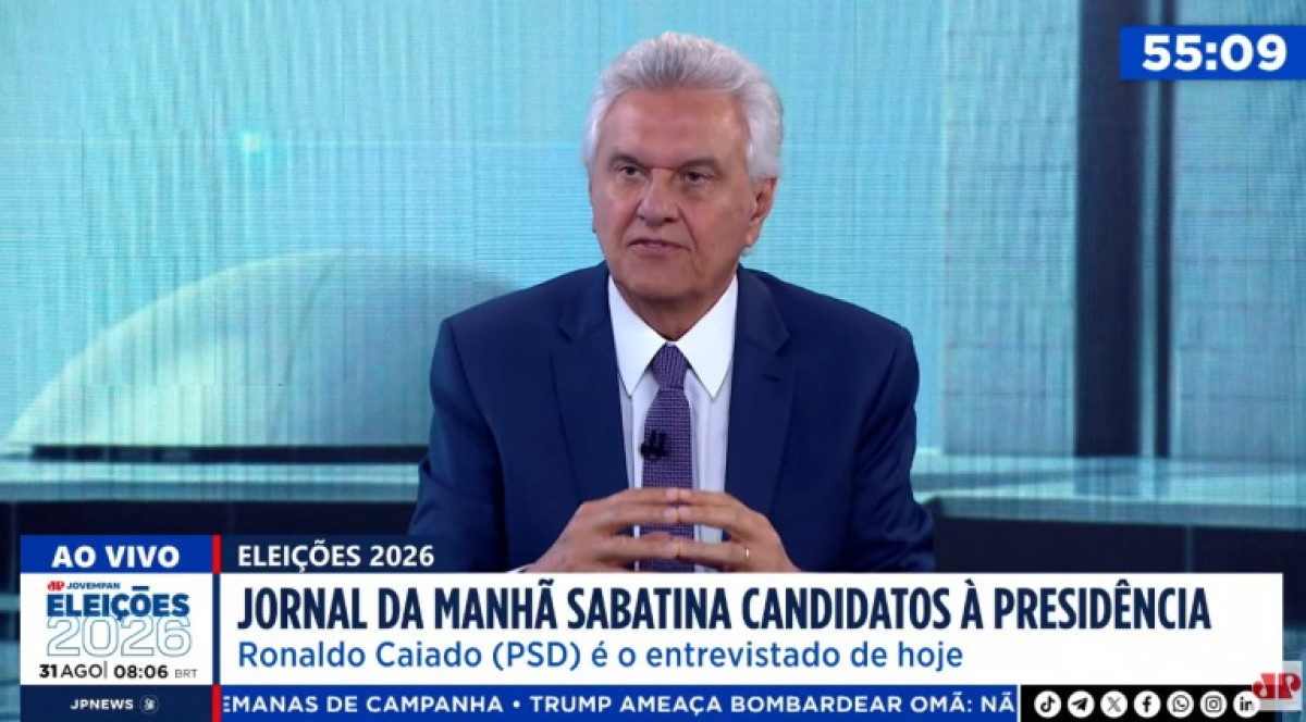 ‘Anistia pacificaria o país’, diz Caiado sobre presos do 8 de Janeiro