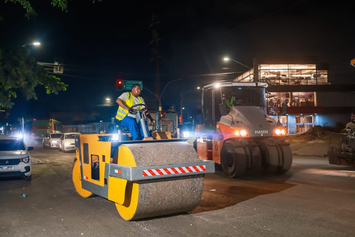 Olinda avança no recapeamento da Avenida Costa Azevedo, em Jardim Brasil