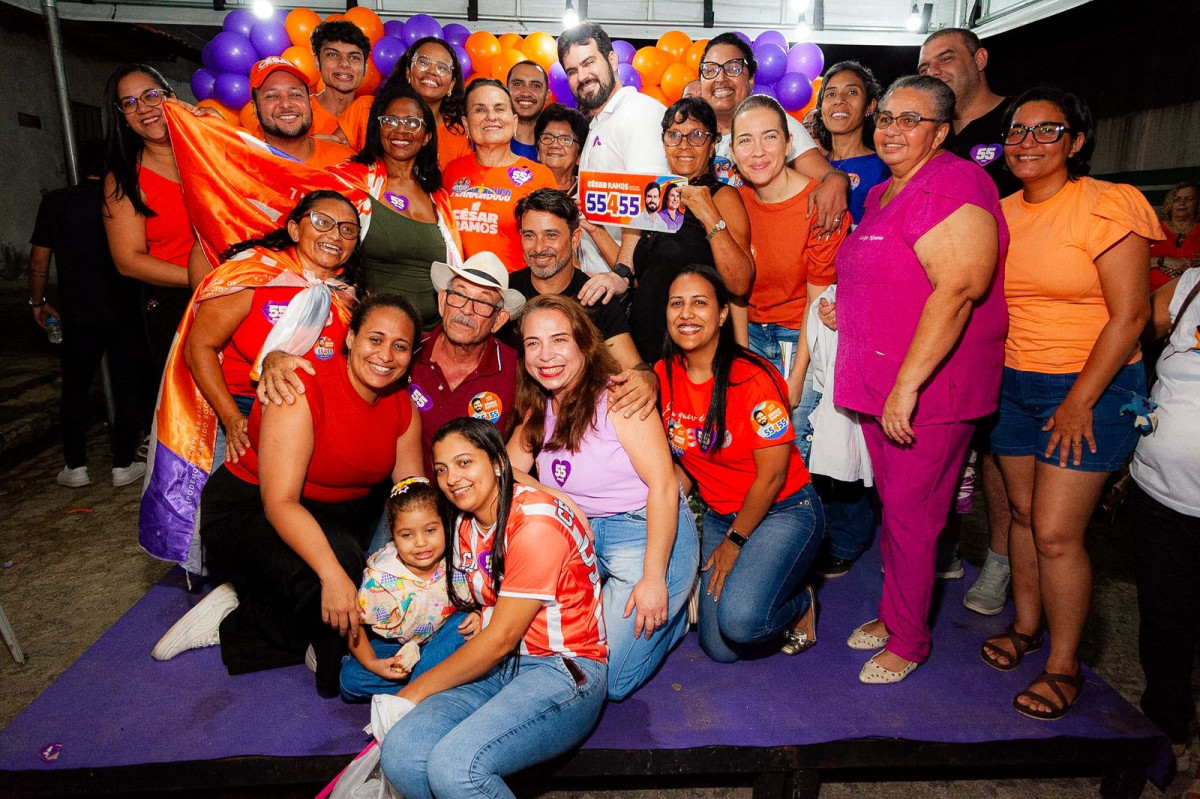César Ramos reúne multidão no Loteamento Encanto e amplia mobilização política no Litoral Norte