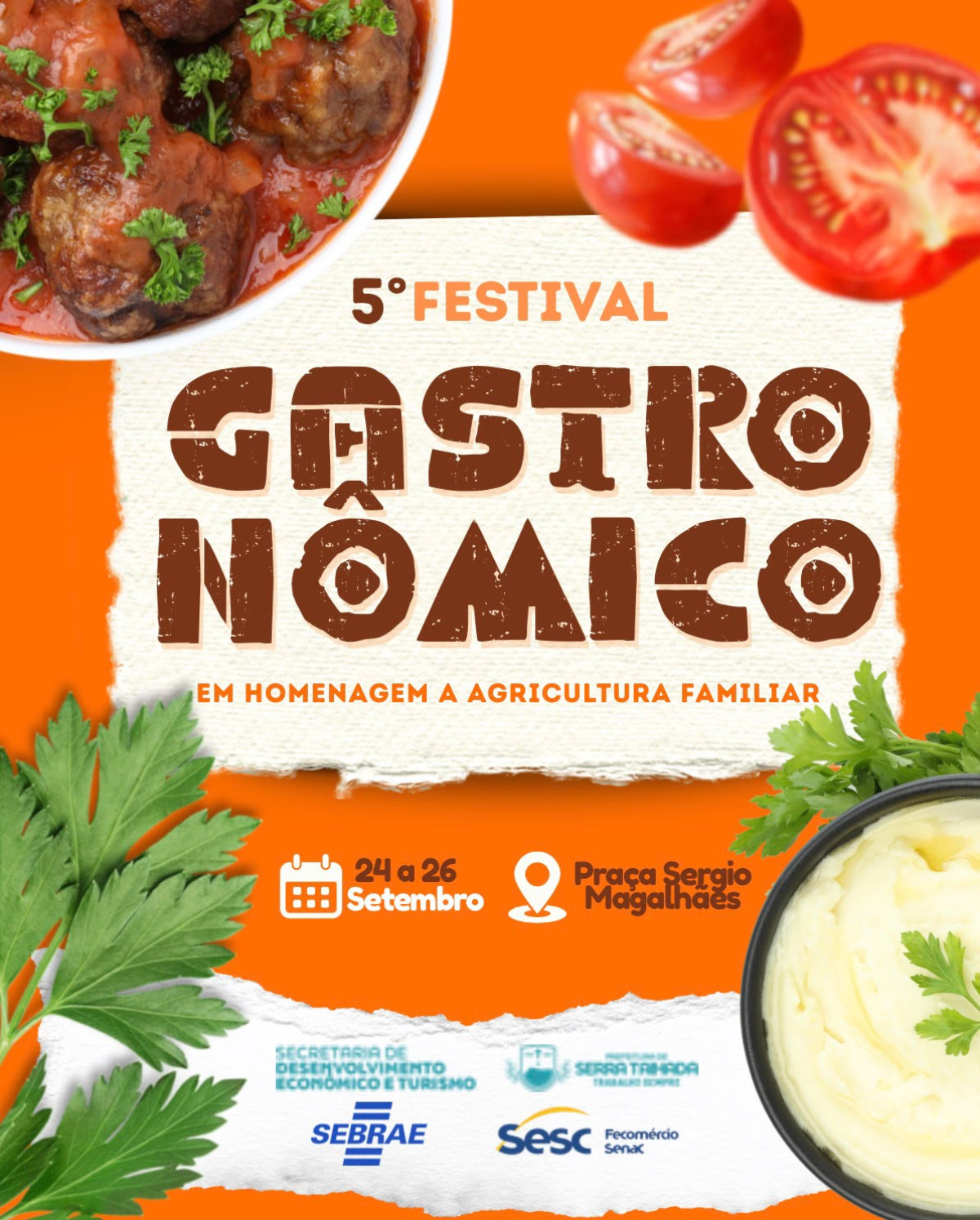 Festival Gastronômico do Sertão do Pajeú chega à 5ª edição na Praça Sérgio Magalhães