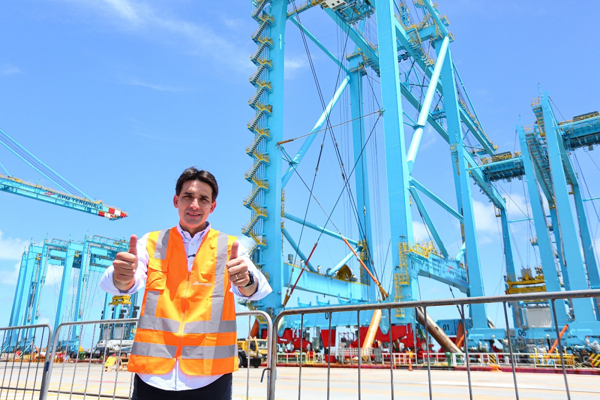 Silvio Costa Filho comemora inauguração do novo terminal da APM Terminals com investimentos de R$ 1,6 bilhão